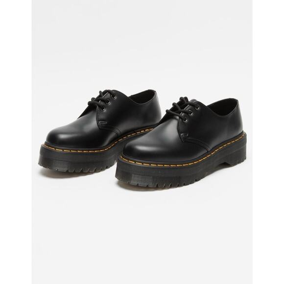 Dr. Martens Shoes - Dr Martens 1461 Bex Platform Shoes Womens 8 EU 39 Oxford Laced Black Boho NWOB